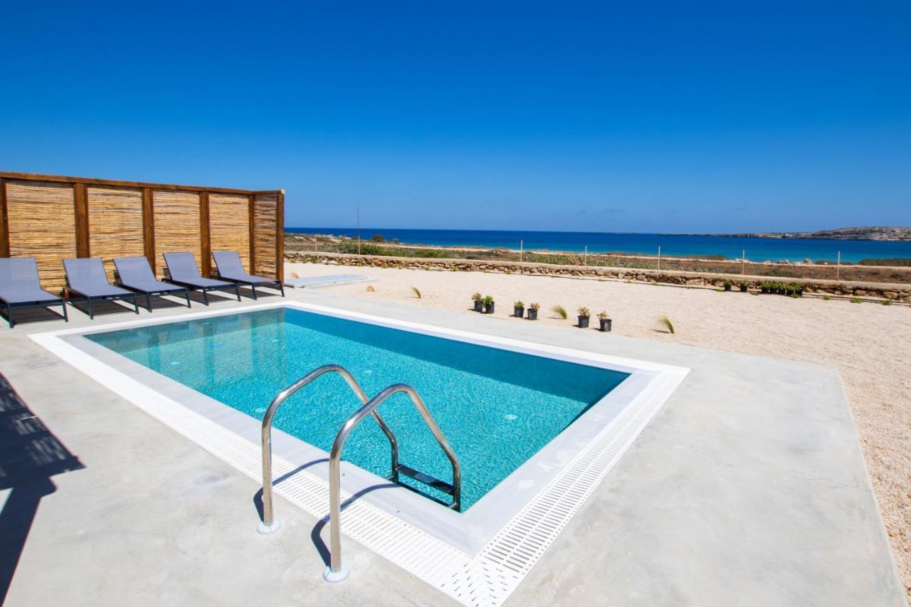 Cato Agro 5, Seafront Villa With Private Pool Afiartis ภายนอก รูปภาพ