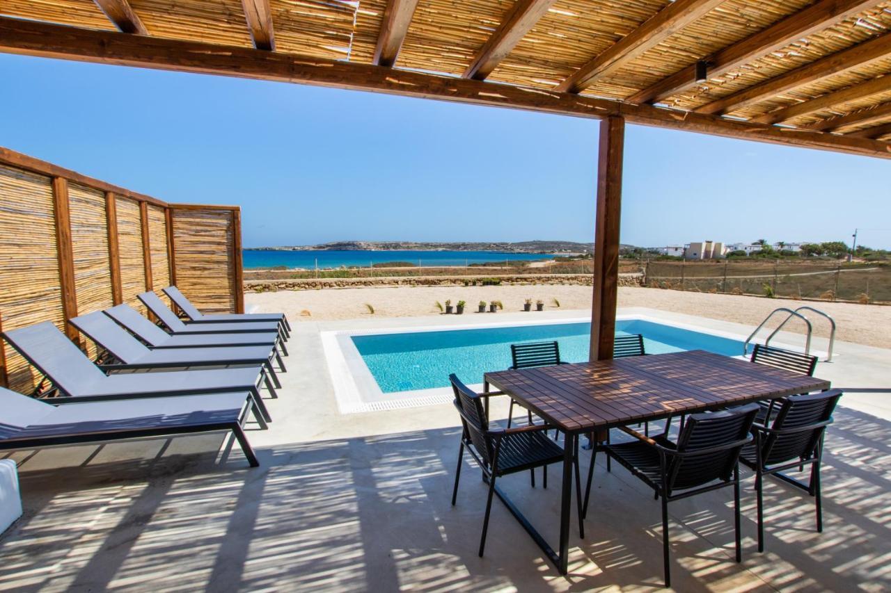 Cato Agro 5, Seafront Villa With Private Pool Afiartis ภายนอก รูปภาพ